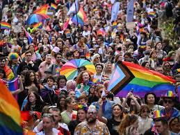 Pride celebration or flag