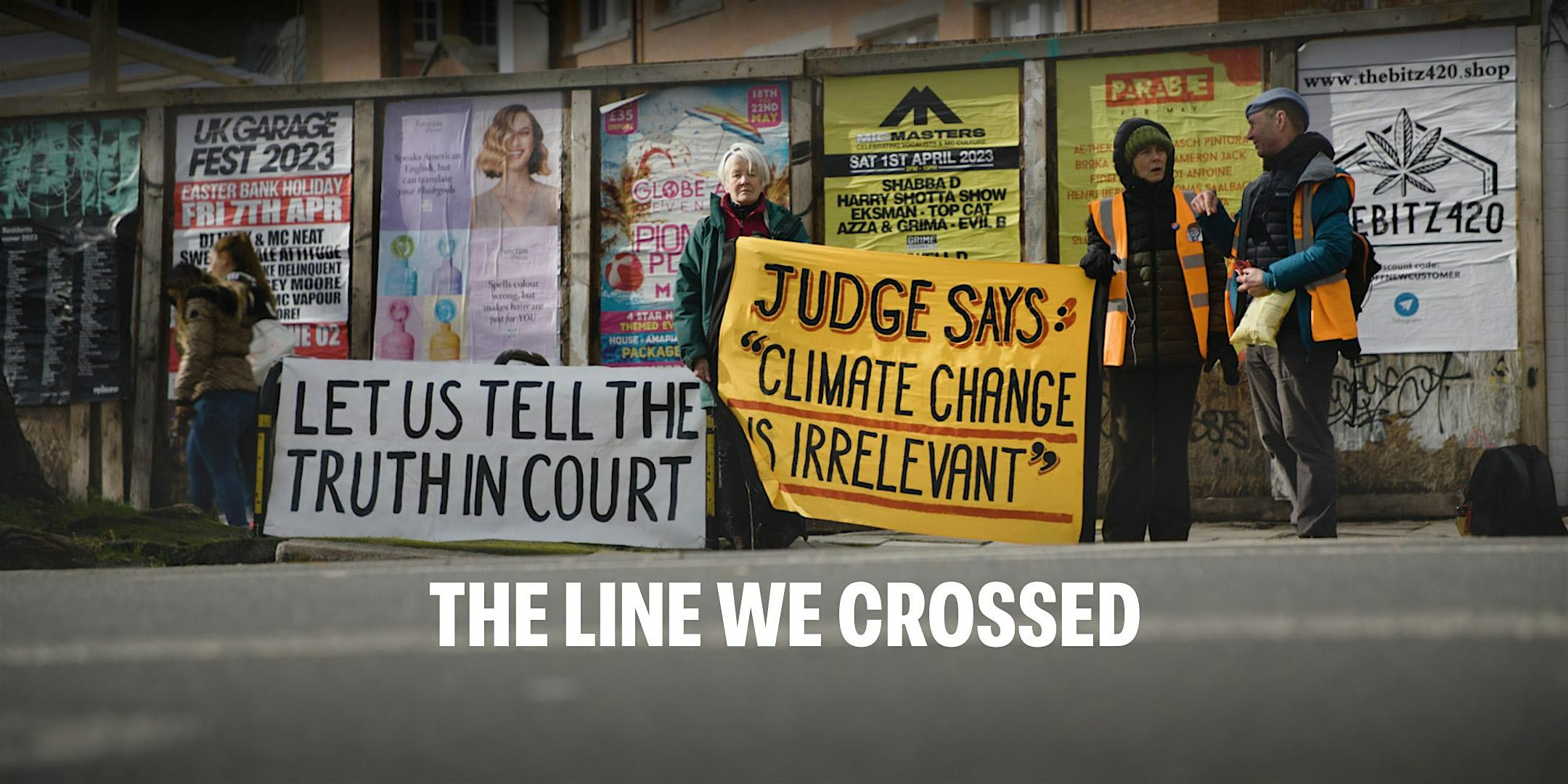 Image related to protest or a 'line being crossed'